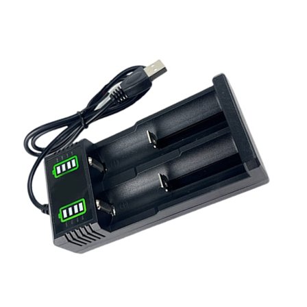 Intelligent USB 18650 Batterioplader til 21700, 26700, 14500 Lithium Batterier