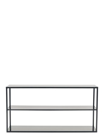 house doctor | Shelving Unit, Hdmodel C, Black | 25X80X40