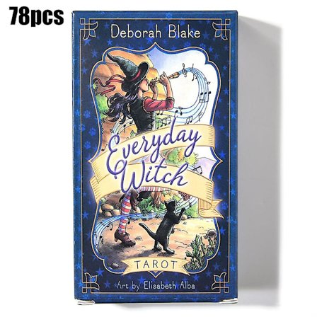 78 kort Everyday Witch Tarot Oracle Cards Deck Familiefest Divinasjonsspill (FMY)