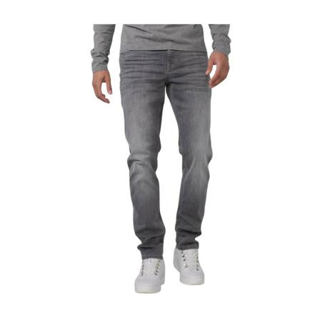 Petrol, Straight Jeans Grijs, Heren, Maat:W34 L32,Katoen