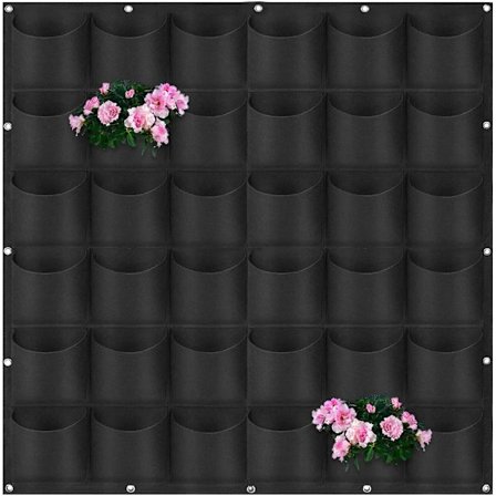 Vægplantepose, Vægdyrkningsposer, Hængende Plantningspose Udendørs Væg