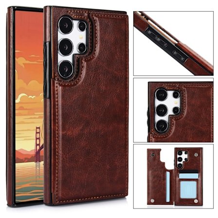 Samsung Galaxy S25 Ultra - Stilrent Skal med Kortfack