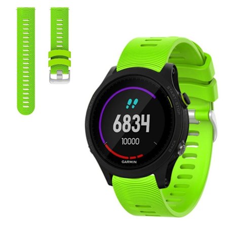 Garmin Forerunner 245 simple silicone watch band - Green