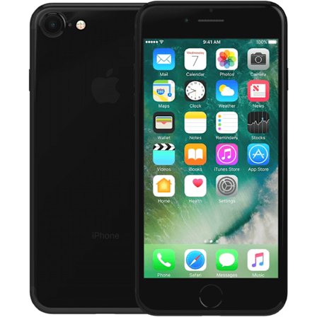 iPhone 7 Jet Black 128 GB Klass C 100% batteri (refurbished)