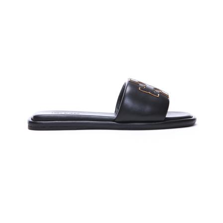 Tory Burch, Sliders Zwart, Dames, Maat:39 EU