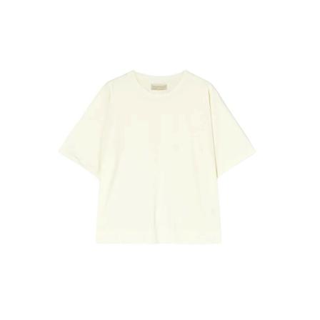 Momoni, T-Shirts Beige, Dames, Maat:S