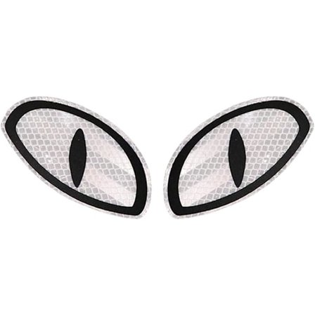 Bilrefleksmærkater, Refleksmærkater til bil | Natkørselssikkerhedsrefleksmærkat, Klistermærker med runde øjne til motorcykelhjelme