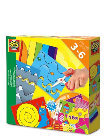 I Learn To Use Scissors Toys Creativity Drawing & Crafts Craft Craft Sets Multi/patterned SES Creative