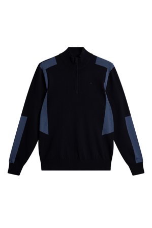 J.Lindeberg - Golf - Kendrick Knitted Zip Sweater - Blå - Man - XL