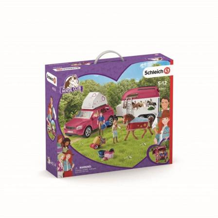 Schleich Horse Club Äventyr Med Bil Och Hästsläp 42535 Multifärg
