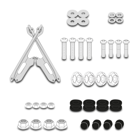 Montageset Windscherm Givi DT-Kit Scooter - BMW CE 04 2022-2025