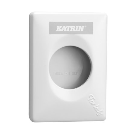 Katrin 91875 Sanitærposeholder 95 x 135 x 27 mm, for hygieneposer Hvit, Baderom
