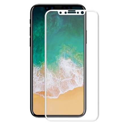 Heltäckande iPhone XS Härdat Glas Skärmskydd 0,2mm