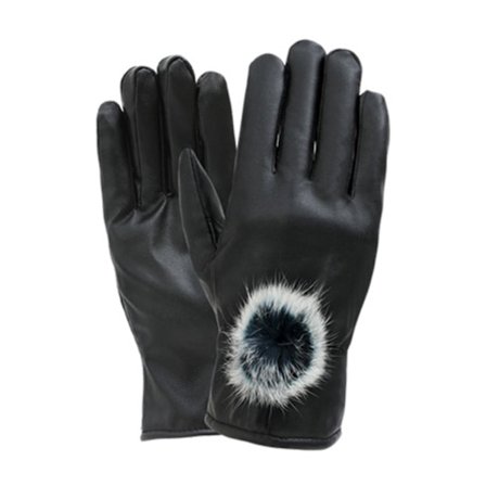 Dam Läderhandskar Kaninhandskar Vantar Kvinnor Körhandskar Mjuka Bekväma