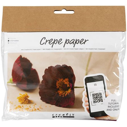 Creativ Company DIY-kit Papirblomster Valmuer