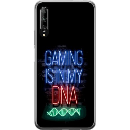 Yhteensopiva Puhelinkuori Huawei P smart Pro 2019 Viktor Gyökeresin muotokuva vihreässä paidassa, jossa on leijonamotiivi ja intensiivinen vihreä tunn