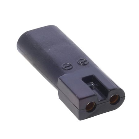 Type C til 2-benet strømstik-stik Type C hun- til 2-benet hun-adapterkonverter til barbermaskineopladning