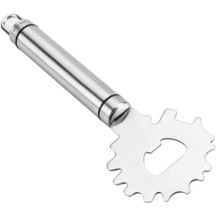 Grillskrapa i rustfrit stål rengöringsverktyg med 5 tommer håndtag og indbygget flaskeåbner