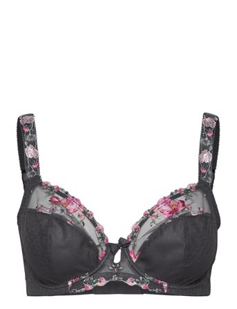 Adrienne Uw Side Support Bra 34 D Black Fantasie