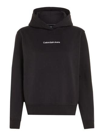 Institutional Regular Hoodie Calvin Klein Jeans Black