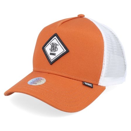 Djinns - Orange trucker Kasket - Hft Match Dnc Rost/White Trucker @ Hatstore