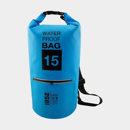Drybag / sac étanche 1852-Marine, 500D, 15 litres, bleu