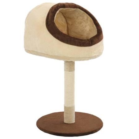 Vidaxl Katt Klösträd Med Klöspelare I Sisal 72 Cm Beige Och Brun Multifärg
