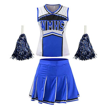 Cheerleader Costume Cheerleader Athletic Sport Uniform Fancy Dress Uniform W