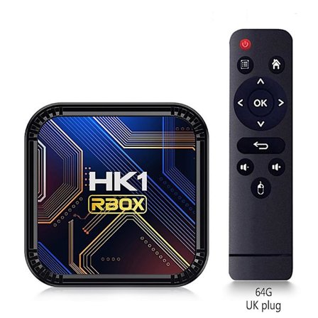 Home HK1 RBOX K8S Android 13 TV BOX RK3528 64GB 32GB 16GB 2.4G 5G WIFI BT 4.0 Videodekodning Mediaspelare Set Top Mottagare Box 4g64