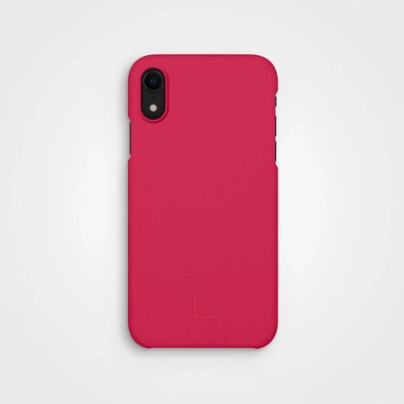 Biologisch abbaubare Handyhülle Granatapfelrot, iPhone XR