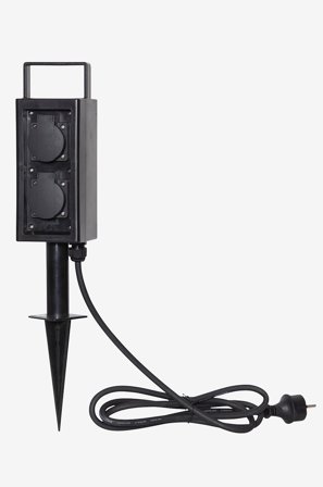 Jotex - FORGREINING PLUGGE 34 cm Svart - Kjøp Utebelysning hos Jotex