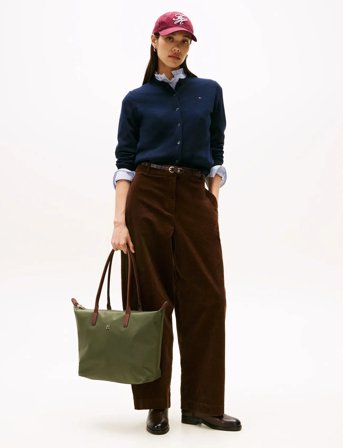 Tommy Hilfiger Popette Tote - Khaki green - ONE SIZE