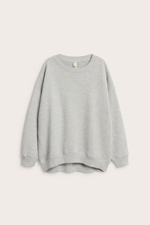 Kappahl | Lang sweatshirt | Lysegrå