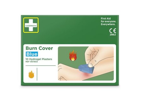 Cederroth Plåster Burn Cover 10/fp - Lyreco - Skyddsutrustning > Första Hjälpen > Förband och Refill