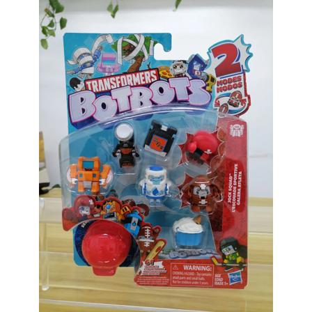 Hasbro Transformers Botbots Actionfigurer Robotmodell Leksaker Deformation Mini Doll Collection Barn Födelsedagspresenter E4144-4