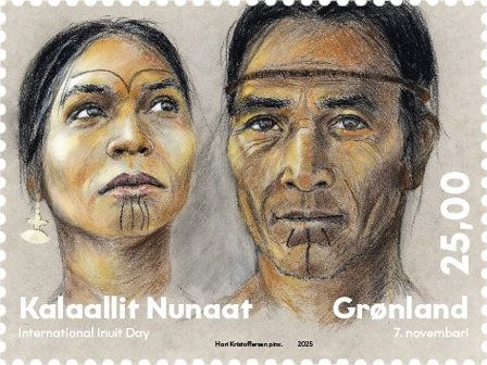 Grønland - International Inuit Dag - Postfrisk frimærke