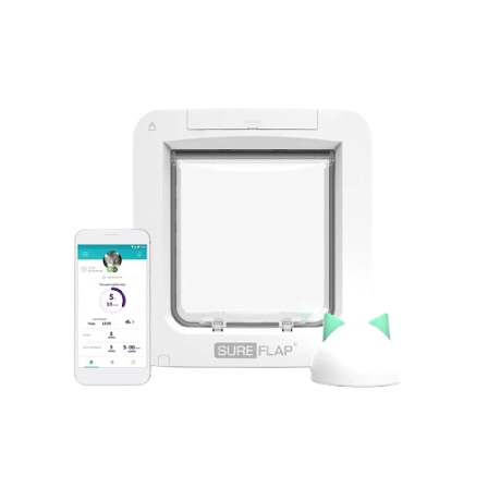 SureFlap - Microchip Pet Door Connect - kattedør + hub - Katt - Kattesikkerhet & dører - Katteluker & kattedører - ZOO.no