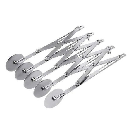 5-Pyöräinen leivonnaisleikkuri pizzaleikkuri monipyöräinen taikinaleikkuri laajennettava pizzaleikkuri leivontaleikkuri rullaleikkuri leivonnaisveitsi