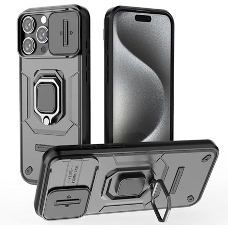 Mobiltelefoncover til Honor 400 5G, understøtter bilholder, skydbart vindue, stødsikkert beskyttende telefoncover, militær covers, linsebeskyttelse