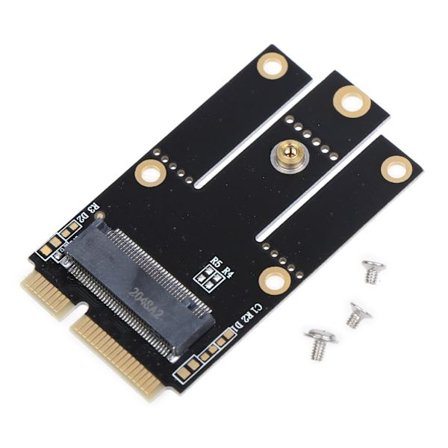 för M.2 Trådlös Wifi Adapter Bluetooth-kompatibel Mini PCI-E till M2 Ngff för Key