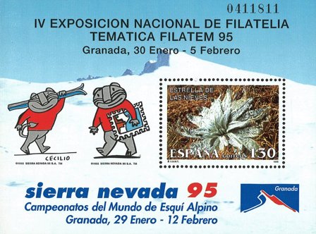 Spanien - Sierra Nevada 1995 - Postfrisk miniark