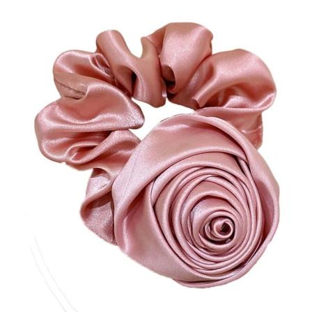 3 STK Rose Hårreb Blomst Hårring PINK pink