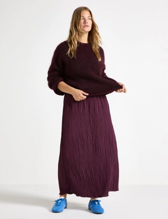 Lindex Skirt Caroline - Burgundy - L