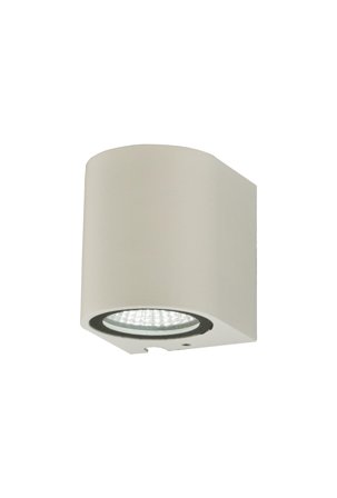 Aneta Lighting UNION vegglampe ute, ned, hvit, 3W LED, IP54 utendørs