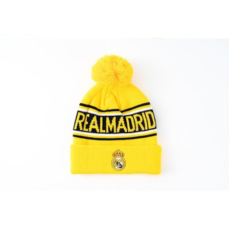 Jud- Fodboldkasket Club Warm Hat Real Madrid gul