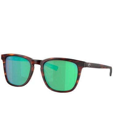 Costa Sullivan Matte Tortoise Green Mirror