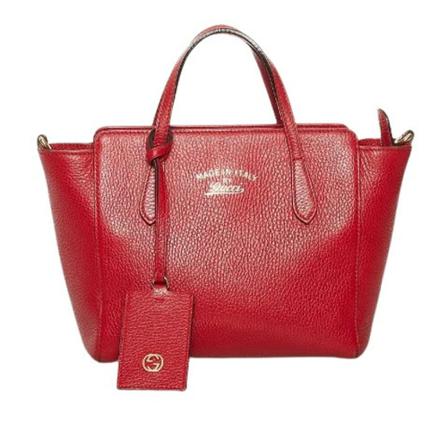 Gucci Vintage Pre-owned Leather handbags Rød, Dame Vintage Tasker, Størrelse: ONE Size
