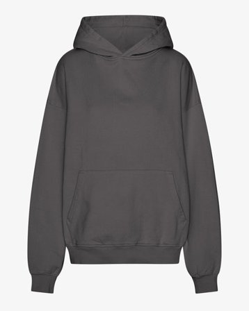 Organic Oversized Hood - Lava Grey
