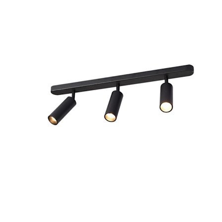 Justerbare takspotter, svarte spottaklamper med GU10-sokkel, moderne spotlampe-rampe og spotskinner, Wit