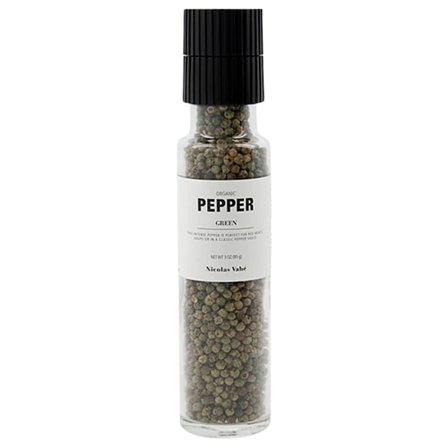 Nicolas Vahé Organic Green Pepper Ø 85 g, Helse & Madvarer, Krydderier, Peber